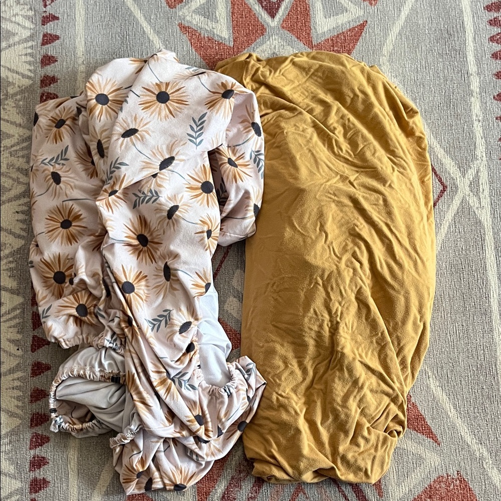 Caden Lane Floral and Mustard Bedding Set